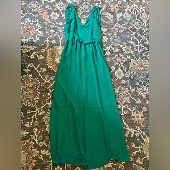 BCBG MAXAZRIA Marilynn Dark Sea Green Maxi Gown Dress Size L - mordernwear.com BCBG MAXAZRIA Marilynn Dark Sea Green Maxi Gown Dress Size L - mordernwear.com